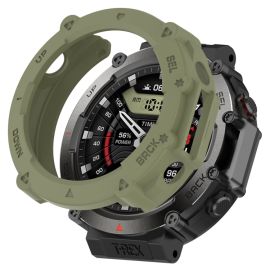 Husă TPU HALF COVER pentru Amazfit T-Rex Ultra verde închis