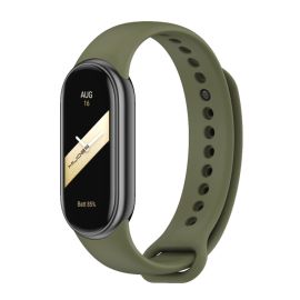 Curea RUBBER pentru Xiaomi Smart Band 8 verde închis