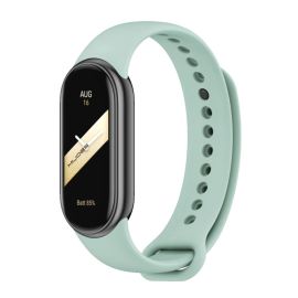 Curea RUBBER pentru Xiaomi Smart Band 8 verde deschis