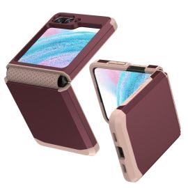 SGP ARMOR Husă durabilă pentru Samsung Galaxy Z Flip 5 5G visiniu