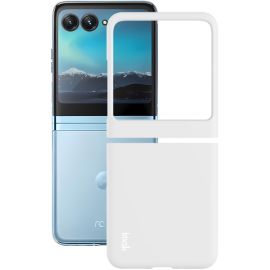 Husa din plastic IMAK JS-2 pentru Motorola Razr 40 Ultra alb