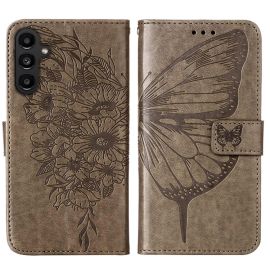 ART BUTTERFLY Husa portofel pentru Samsung Galaxy A15 / A15 5G gri