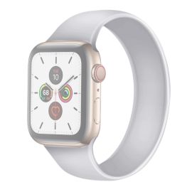 Curea ELASTIC pentru Watch Apple 9 / 8 / 7 (41mm) / 6 / SE / 5/4 (40mm) / 3/2/1 (38mm) alb