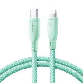 JOYROOM SA34-CL3 30W USB Type-C / Cablu Lightning 1 metru verde
