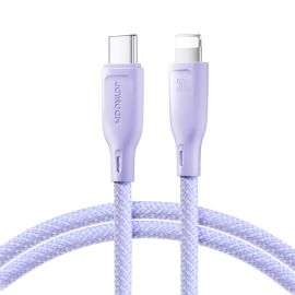 JOYROOM SA34-CL3 30W Cablu USB Type-C / Lightning 1 metru violet