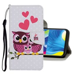 Husa portofel ART Samsung Galaxy A41 OWL