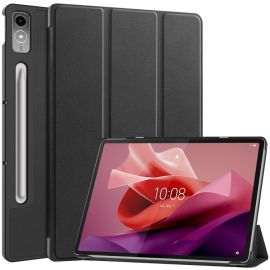 Husa Flip LEATHER PRO pentru Lenovo Tab P12 neagra