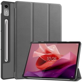 Husa Flip LEATHER PRO pentru Lenovo Tab P12 gri