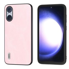 Husa ABEEL LEATHER pentru Sony Xperia 5 V roz