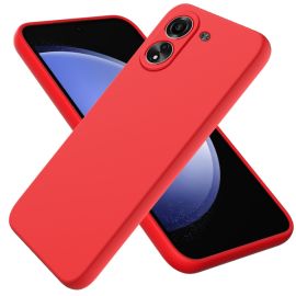 RUBBER de protectie pentru Xiaomi Redmi 13C / Poco C65 rosu