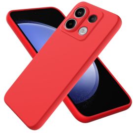 RUBBER de protectie pentru Xiaomi Redmi Note 13 Pro 5G / Xiaomi Poco X6 5G rosie