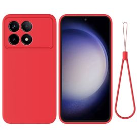 RUBBER de protectie pentru Xiaomi Poco X6 Pro 5G rosie