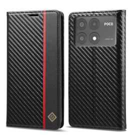 IMEEKE CARBON Husă portofel Xiaomi Poco X6 Pro 5G
