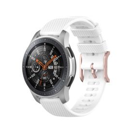 Curea Samsung Galaxy Watch 3 45mm / Galaxy Watch 46 mm alb