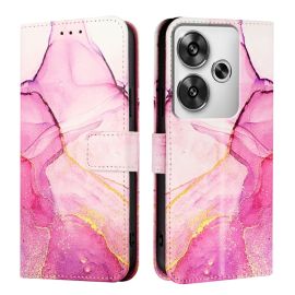 ART MARBLE Husă portofel pentru Xiaomi Poco F6 PINK