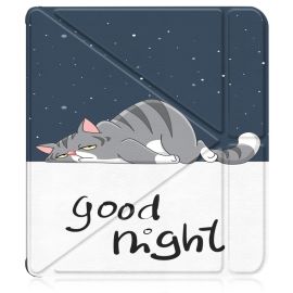 ART Husă rabatabilă pentru Kobo Libra Colour LAZY CAT