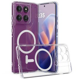 Husă TRANSPARENT MAGSAFE pentru Motorola Edge 60 Pro transparentă