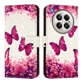 ART Husă portofel pentru Infinix Zero 40 5G PINK BUTTERFLY