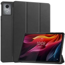 LEATHER Capac cu balamale pentru Lenovo Tab K11 Plus negru