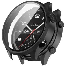 PC FULL COVER Capac din plastic cu sticlă pentru OnePlus Watch 2R negru