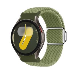 Curea din nailon împletită pentru Samsung Galaxy Watch 7 (40 / 44 mm) CACTUS