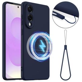 RUBBER MAGSAFE Silicon husă pentru Samsung Galaxy S25 Edge BLEUMARIN BLUE