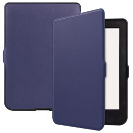 LEATHER flip Kobo Nia albastră