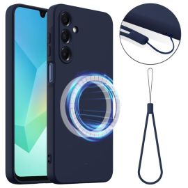 RUBBER MAGSAFE Silicon husă pentru Samsung Galaxy A17 / A17 5G NAVY BLUE