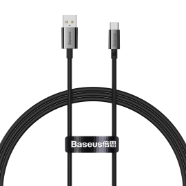 BASEUS SUPERIOR 100W Cablu USB / USB-C 1 metru negru