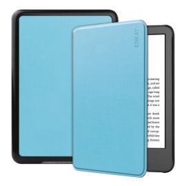 ENKAY LEATHER Husă rabatabilă pentru Amazon Kindle 11th Gen 2022 / 2024 albastru deschis