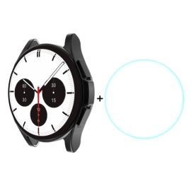 ENKAY cu sticlă securizată pentru Samsung Galaxy Watch 4 Classic 46mm negru
