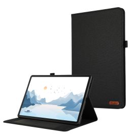 FABRIC Husă rabatabilă pentru Lenovo Tab P12 neagră