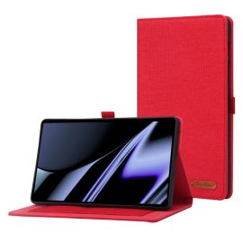 FABRIC Husă flip pentru Realme Pad Mini roșie