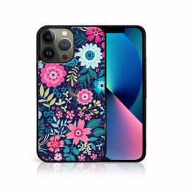 Husă din silicon PROTEMIO MY ART pentru Apple iPhone 13 Pro Max FLORA (038)