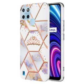 IMD MARBLE Husa de protectie Realme C21Y CROWN