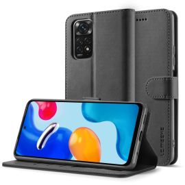Husa portofel IMEEKE pentru Xiaomi Redmi Note 11 / Note 11S neagra
