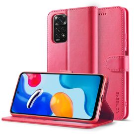 Husa portofel IMEEKE pentru Xiaomi Redmi Note 11 / Note 11S roz