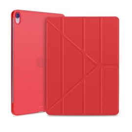 Husă din LEATHER Flip Apple iPad Pro 11 2020/2018 roșu