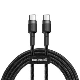BASEUS CAT KLF-HG1 60W USB Type-C - USB Type-C 2m negru