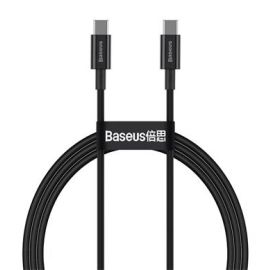 BASEUS CAT YS-B01 100W Cablu USB Type-C - USB Type-C 1m negru