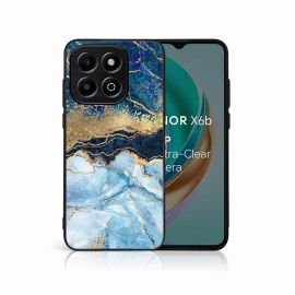 PROTEMIO MY ART Husă de protecție pentru Honor X6b BLUE MARBLE (141)