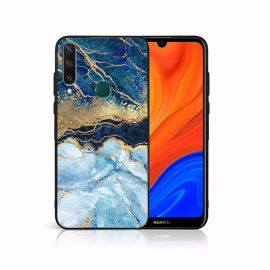 Husă de protecție PROTEMIO MY ART Huawei Y6p BLUE MARBLE (141)