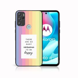 Husă din silicon PROTEMIO MY ART Motorola Moto REASONS (040)