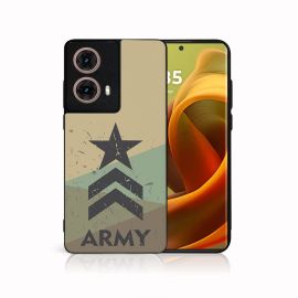 PROTEMIO MY ART Capac de protecție pentru Motorola Moto G85 5G ARMY (236)