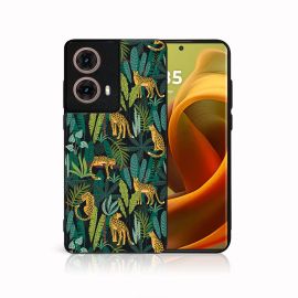 PROTEMIO MY ART Husă de protecție pentru Motorola Moto G85 5G LEOPARD (239)