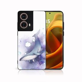 PROTEMIO MY ART Husă de protecție pentru Motorola Moto G85 5G WHALE (242)