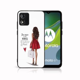 PROTEMIO MY ART Husă de protecție pentru Motorola Moto E13 WOMAN