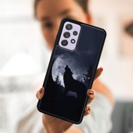 PROTEMIO MY ART Husă din silicon Samsung Galaxy A32 5G / M32 5G WOLF (044)