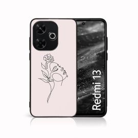 PROTEMIO MY ART Husă de protecție pentru Xiaomi Redmi 13 ROSE GIRL (198)
