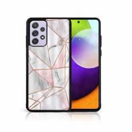 PROTEMIO MY ART Husă din silicon Samsung Galaxy A32 5G / M32 5G PINK MARBLE (143)